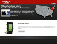 Tablet Screenshot of northeastbatteries.com